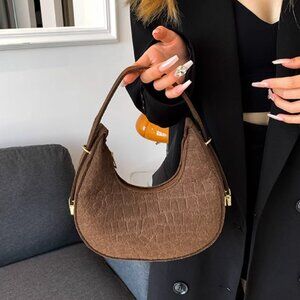 NWT© Coac Teri Mini Crossbody Bag In Signature Denim Crossbody